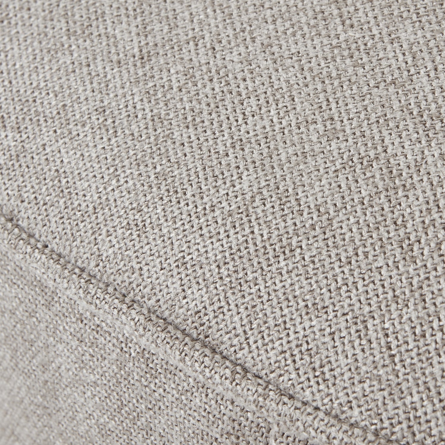 Lily Swivel Ottoman In Oatmeal Twill - Luxe Home Comforts