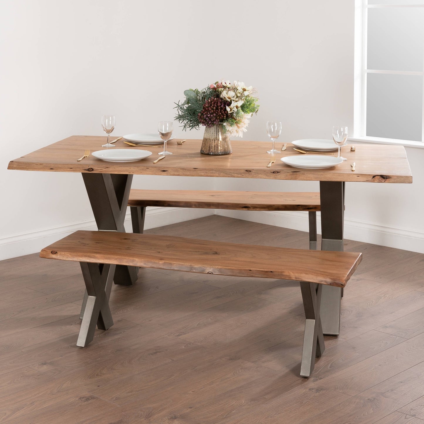 Live Edge Collection Dining Table - Luxe Home Comforts