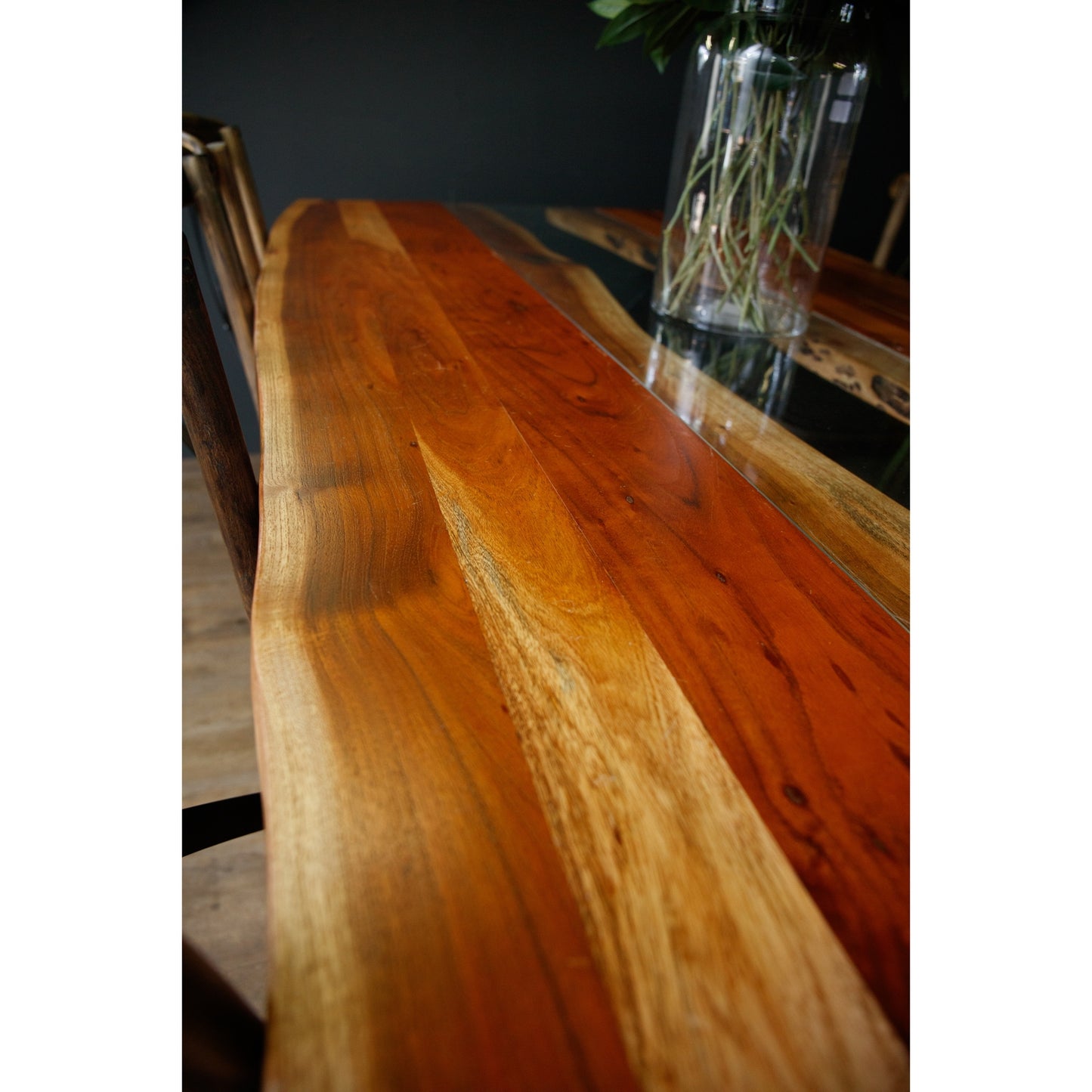 Live Edge Collection Large River Dining Table - Luxe Home Comforts