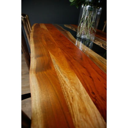 Live Edge Collection Large River Dining Table - Luxe Home Comforts