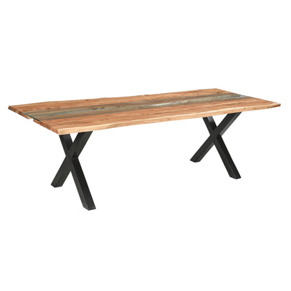Live Edge Collection Large River Dining Table - Luxe Home Comforts