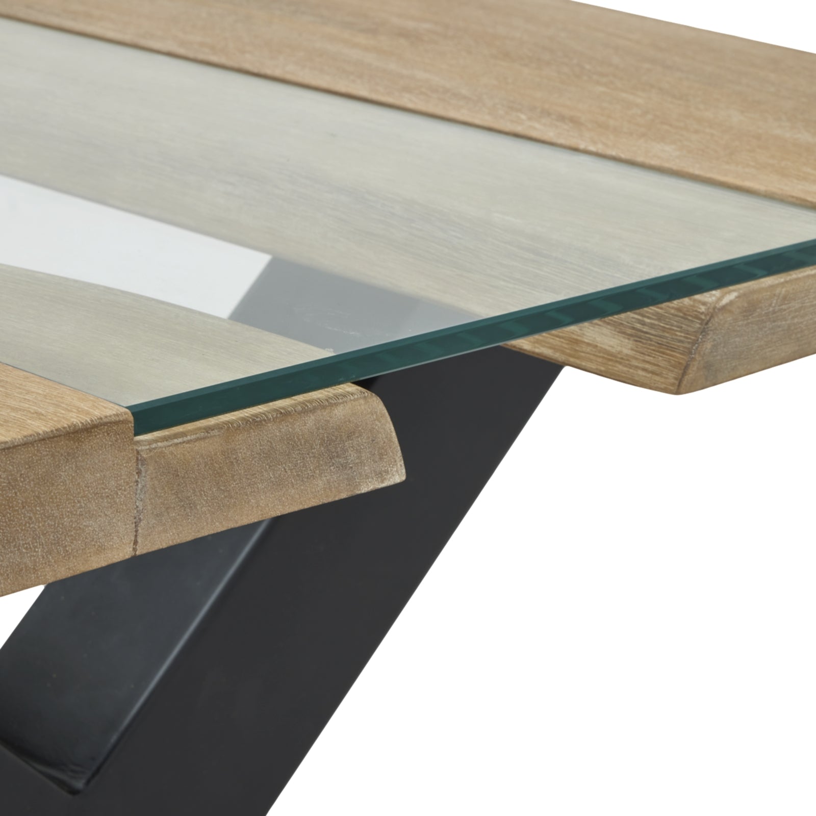 Live Edge Collection Light Acacia River Coffee Table - Luxe Home Comforts