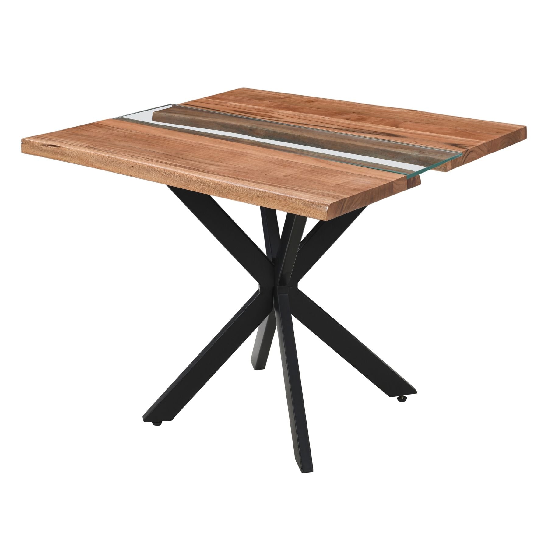 Live Edge Collection Square River Dining Table - Luxe Home Comforts