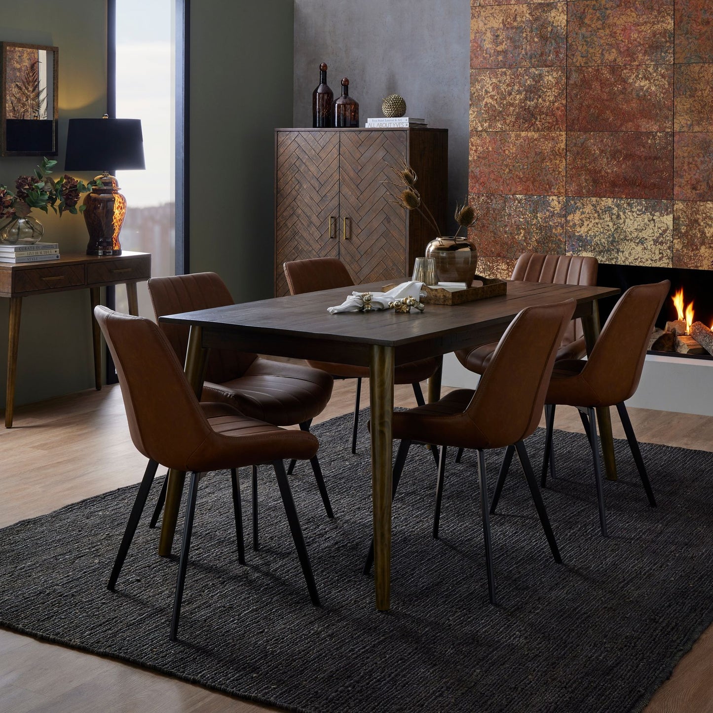 Malmo Tan Dining Chair - Luxe Home Comforts