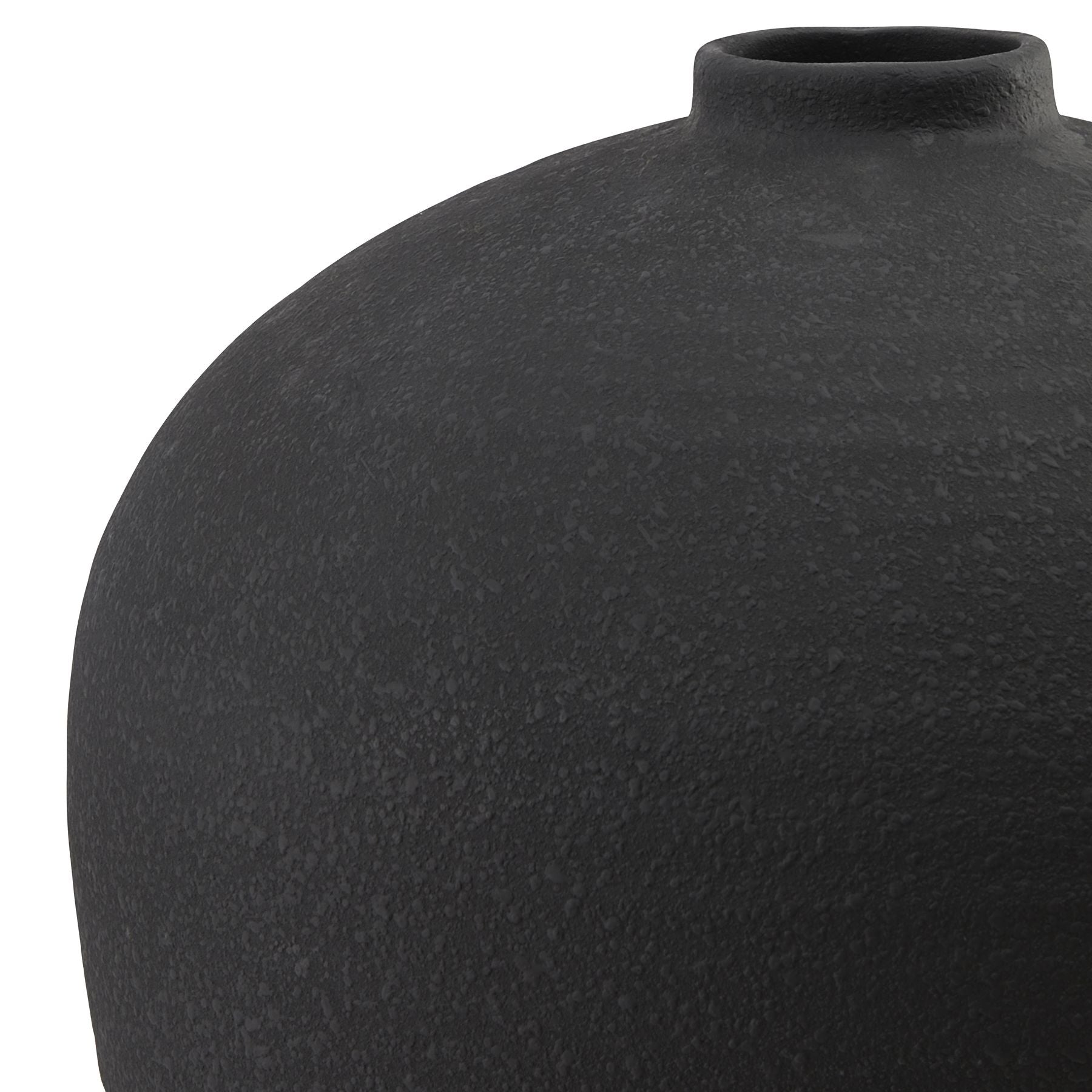 Matt Black Tall Astral Vase - Luxe Home Comforts