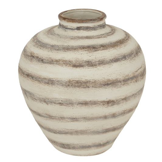 Ravello Large Stripe Amfora Vase - Luxe Home Comforts