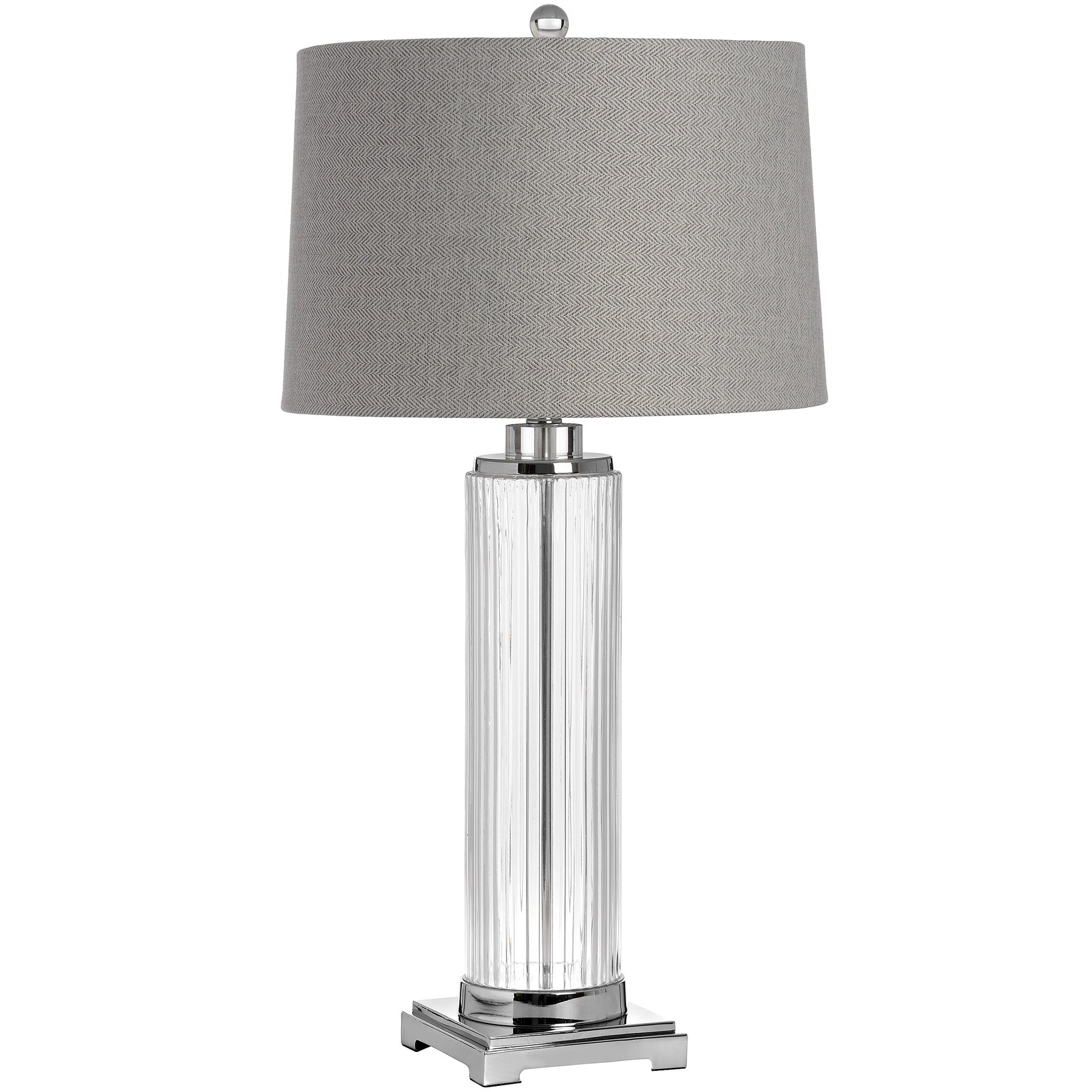 Roma Glass Table Lamp - Luxe Home Comforts