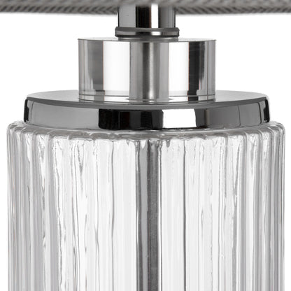 Roma Glass Table Lamp - Luxe Home Comforts