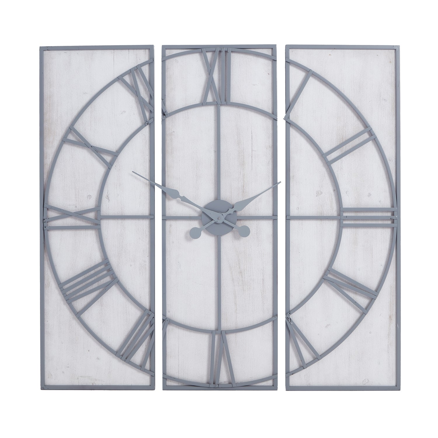 Roza Panelled Wall Clock - Luxe Home Comforts