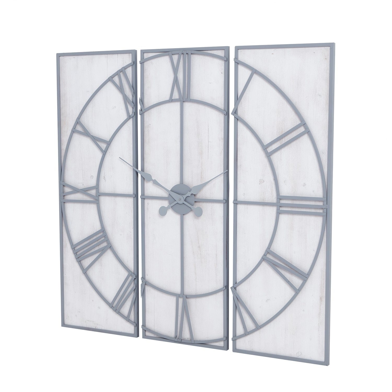 Roza Panelled Wall Clock - Luxe Home Comforts