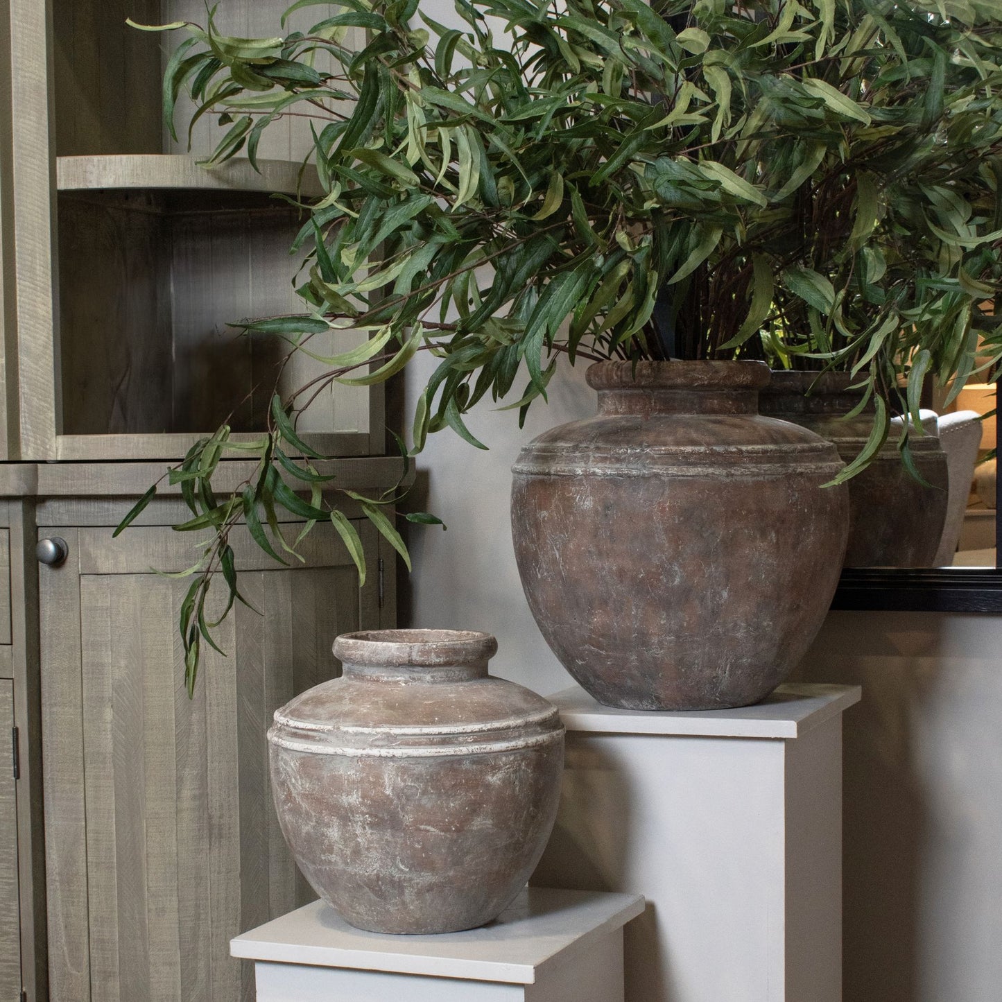 Siena Large Brown Water Pot - Luxe Home Comforts