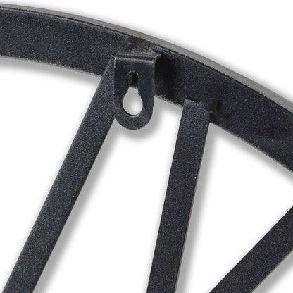 Silver Heart Skeleton Wall Clock - Luxe Home Comforts