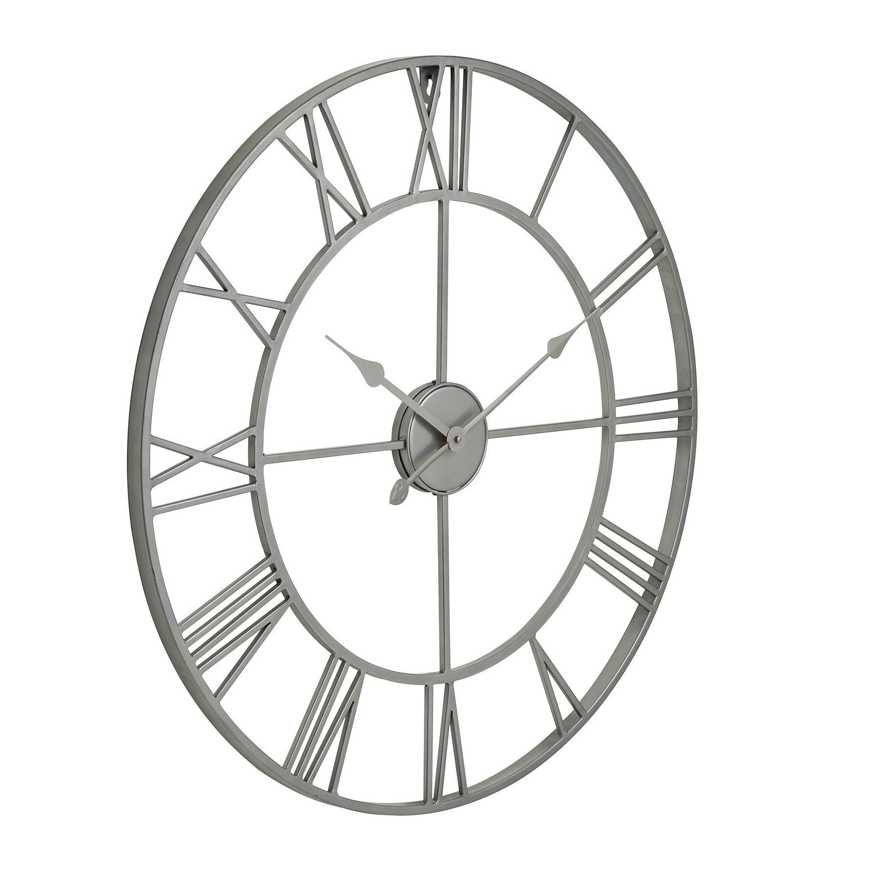 Silver Skeleton Wall Clock - Luxe Home Comforts