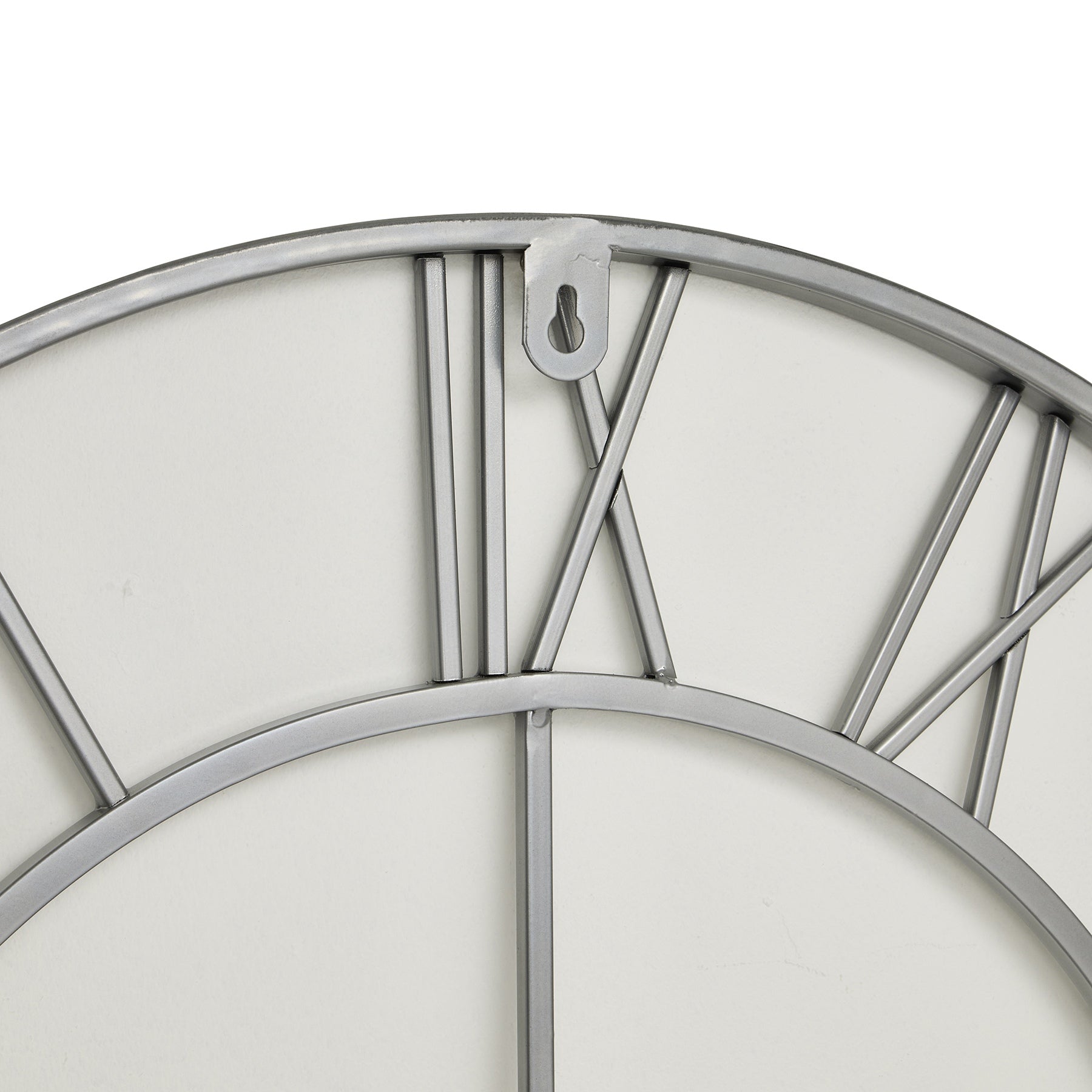 Silver Skeleton Wall Clock - Luxe Home Comforts