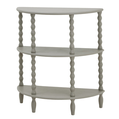 The Camden Collection Half Moon 3 Tier Table - Luxe Home Comforts
