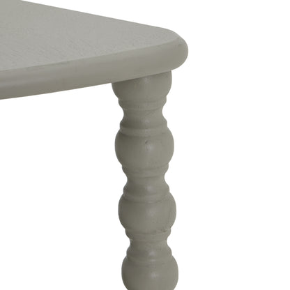 The Camden Collection Half Moon 3 Tier Table - Luxe Home Comforts
