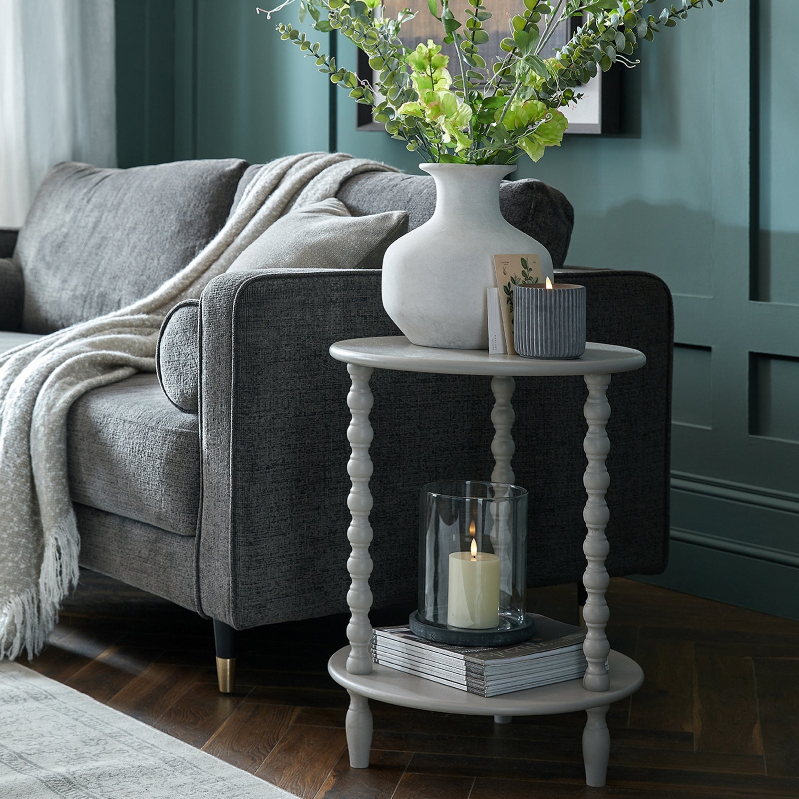 The Camden Collection Round Side Table - Luxe Home Comforts