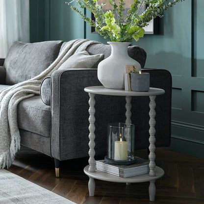 The Camden Collection Round Side Table - Luxe Home Comforts