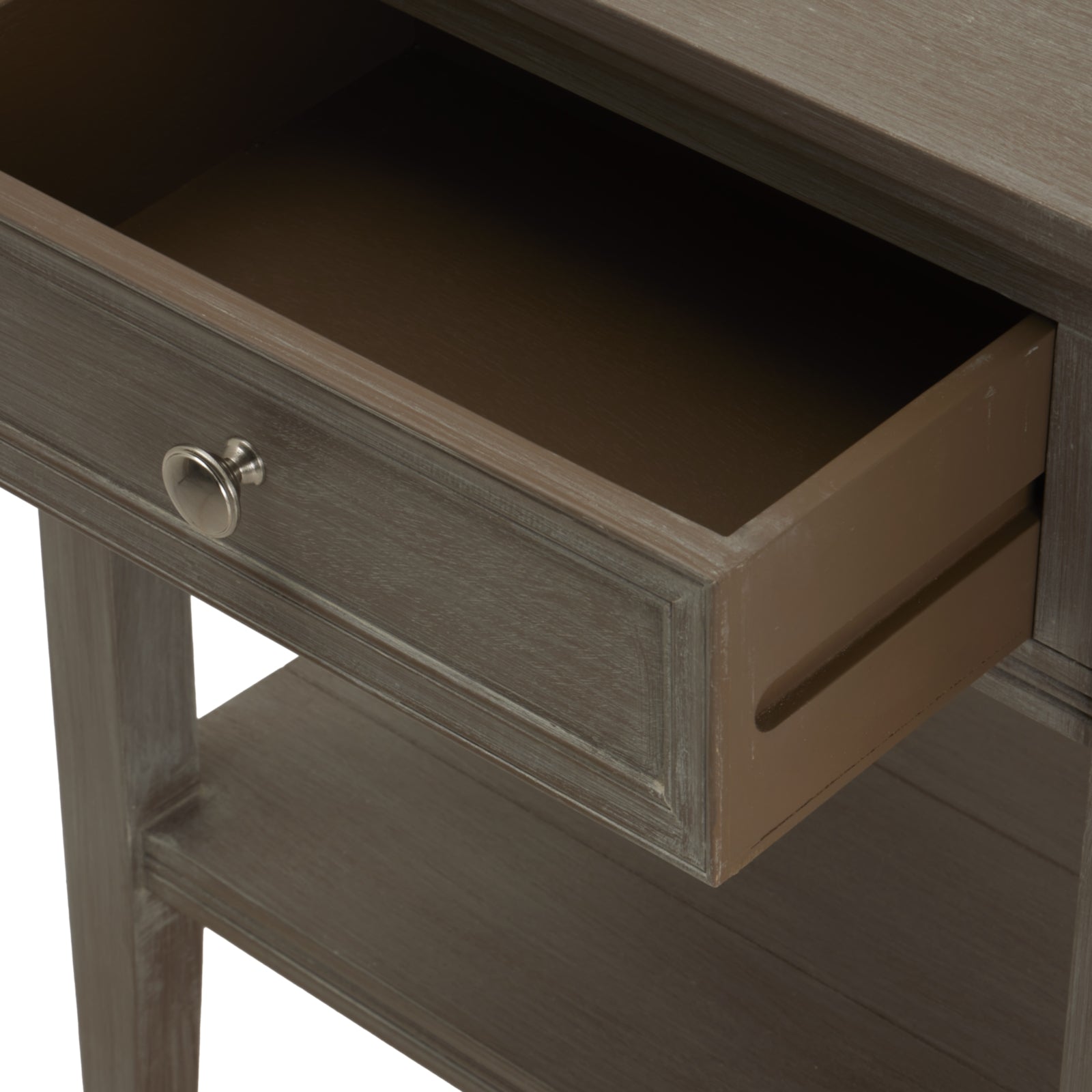 The Serene Collection One Drawer Side Table - Luxe Home Comforts