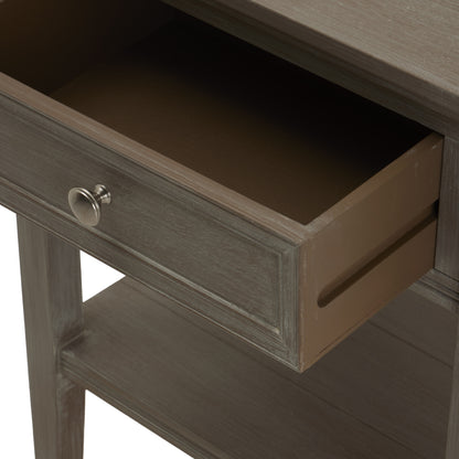 The Serene Collection One Drawer Side Table - Luxe Home Comforts