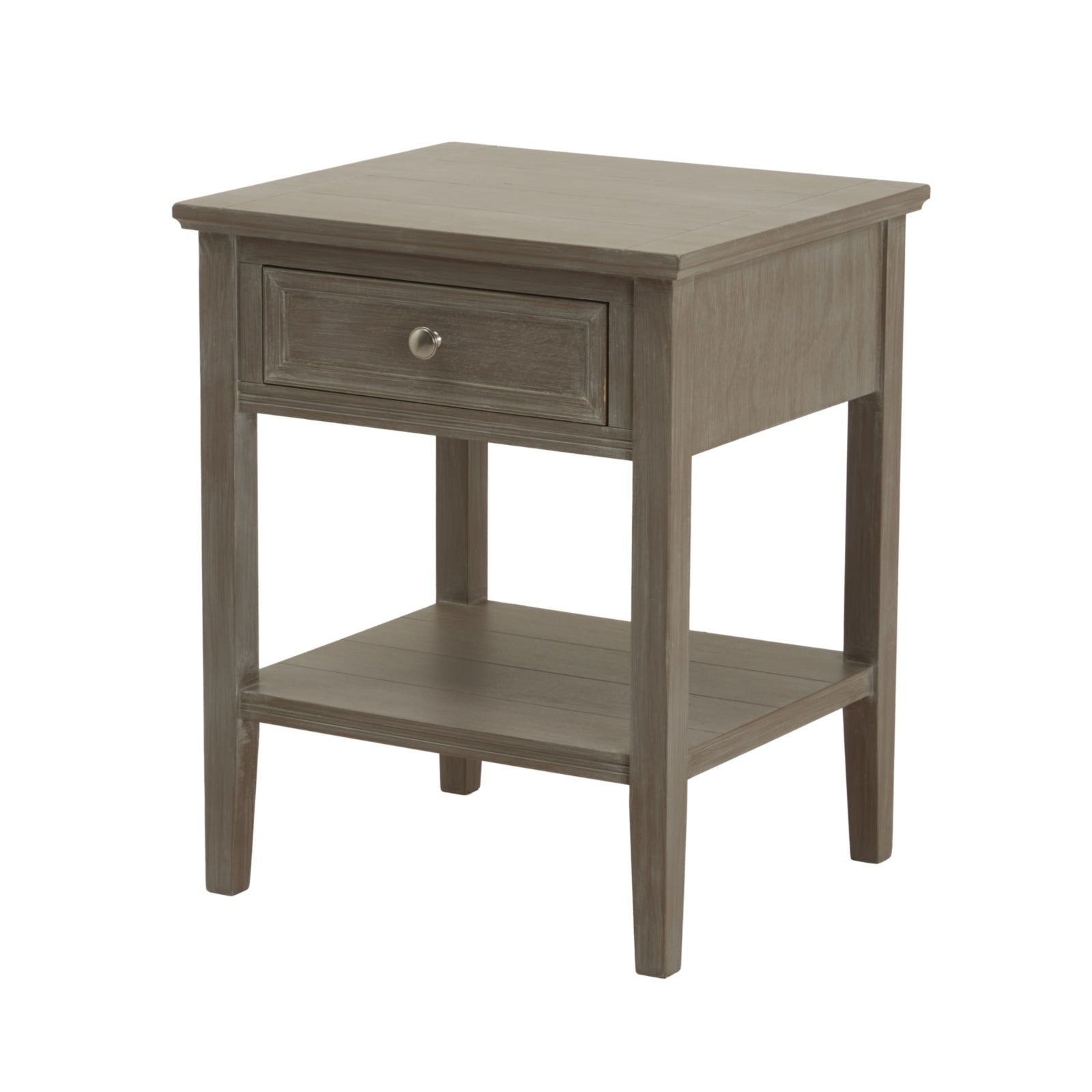 The Serene Collection One Drawer Side Table - Luxe Home Comforts