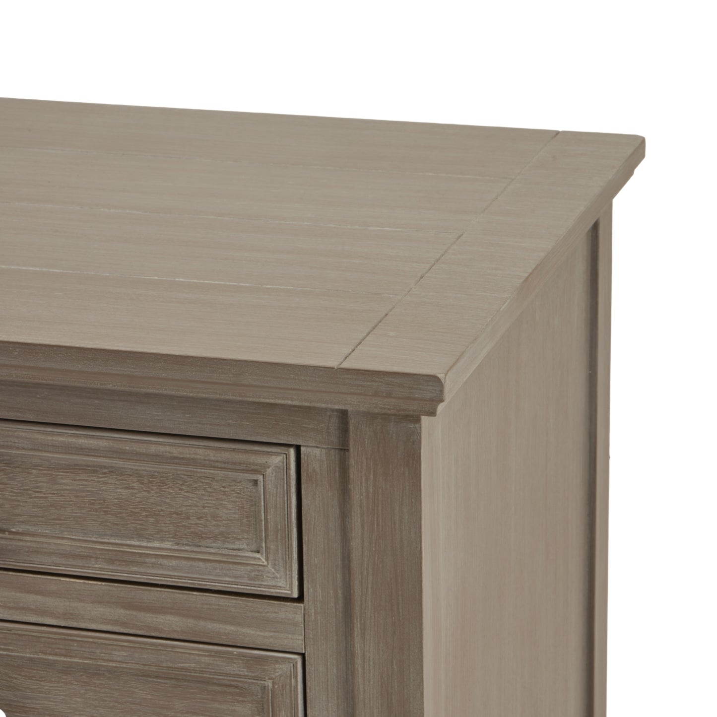 The Serene Collection Three Drawer Bedside Table - Luxe Home Comforts