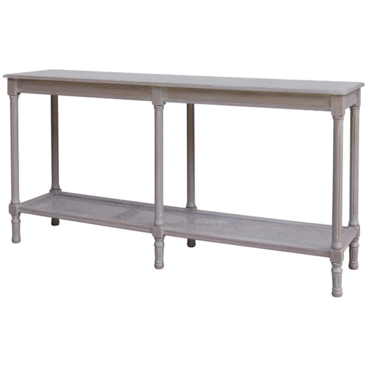 The Serene Rattan Collection Large Console Table - Luxe Home Comforts