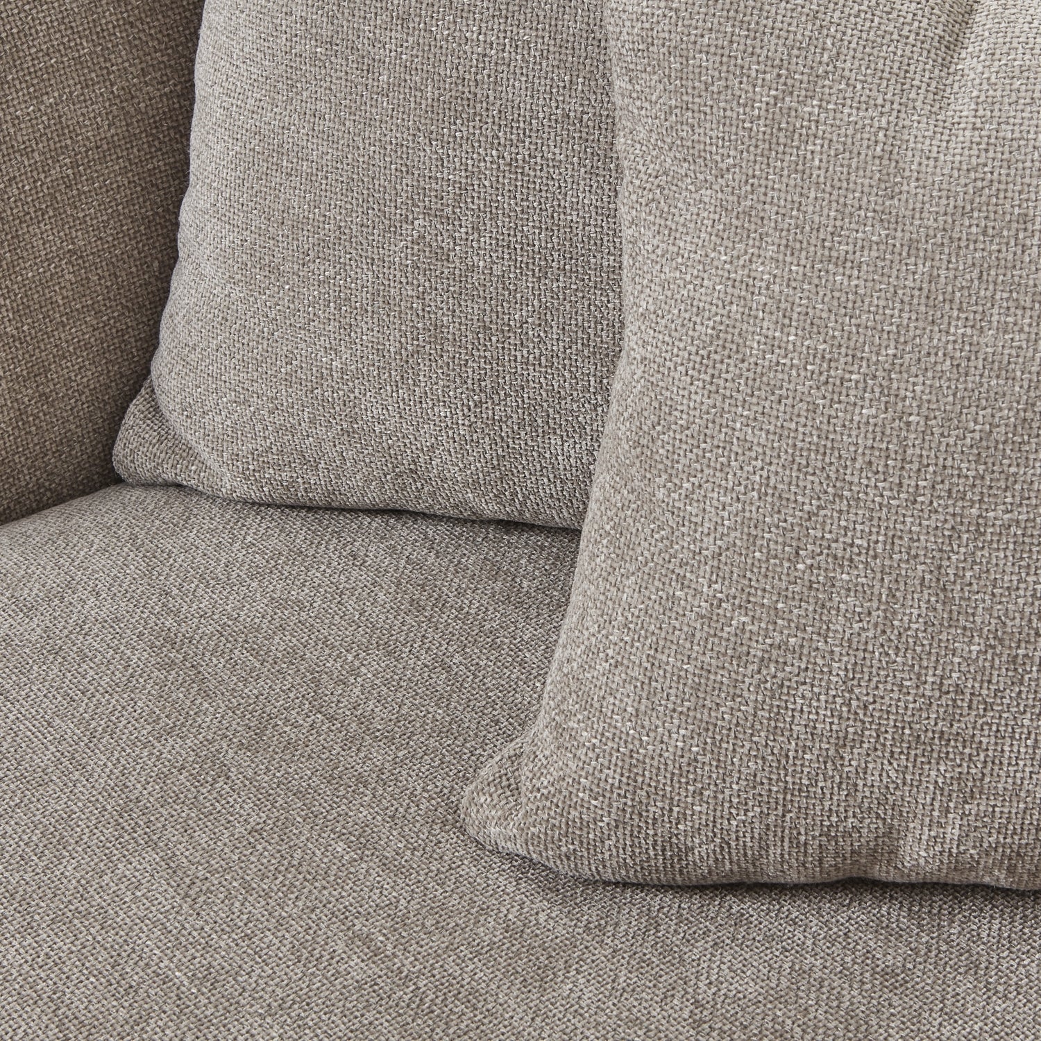 Vesper Taupe Cushion Back Snuggle Chair - Luxe Home Comforts