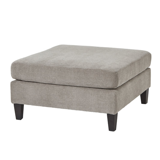 Vesper Taupe Ottoman Foot Stool - Luxe Home Comforts