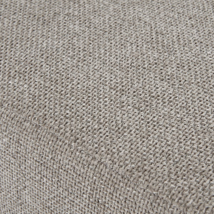 Vesper Taupe Ottoman Foot Stool - Luxe Home Comforts