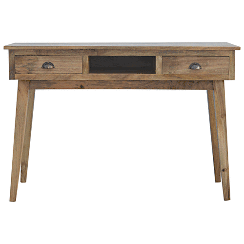 2 Drawer Shell Writing Desk - Luxe Home Comforts