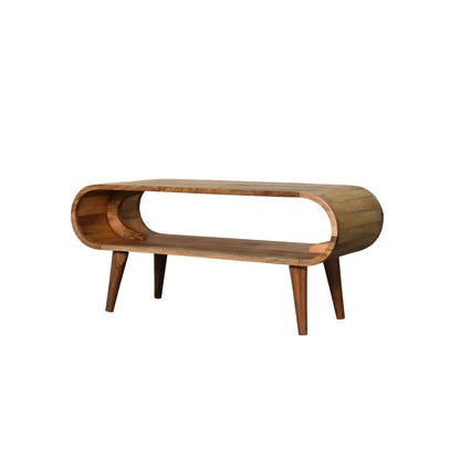 Amaya Nordic Style Oak-ish Coffee Table - Luxe Home Comforts