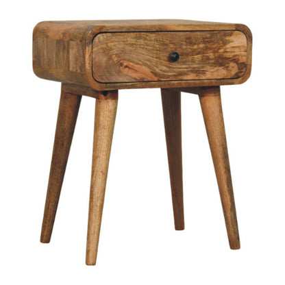 Avora Oak-ish Nightstand with 1 drawer - Luxe Home Comforts