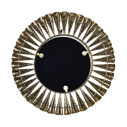 Brass Coned Mirror - Luxe Home Comforts