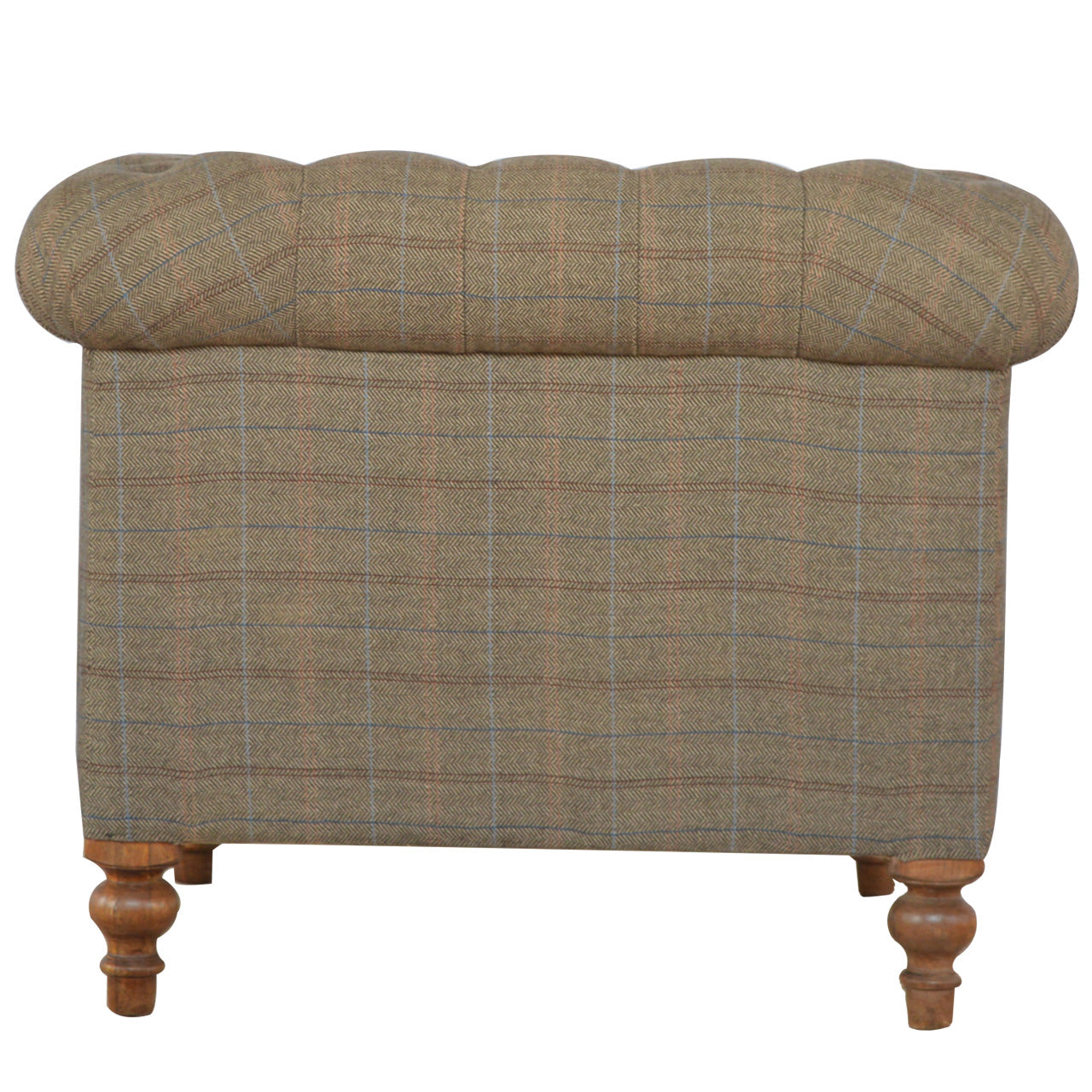 Chesterfield Multi Tweed Armchair - Luxe Home Comforts