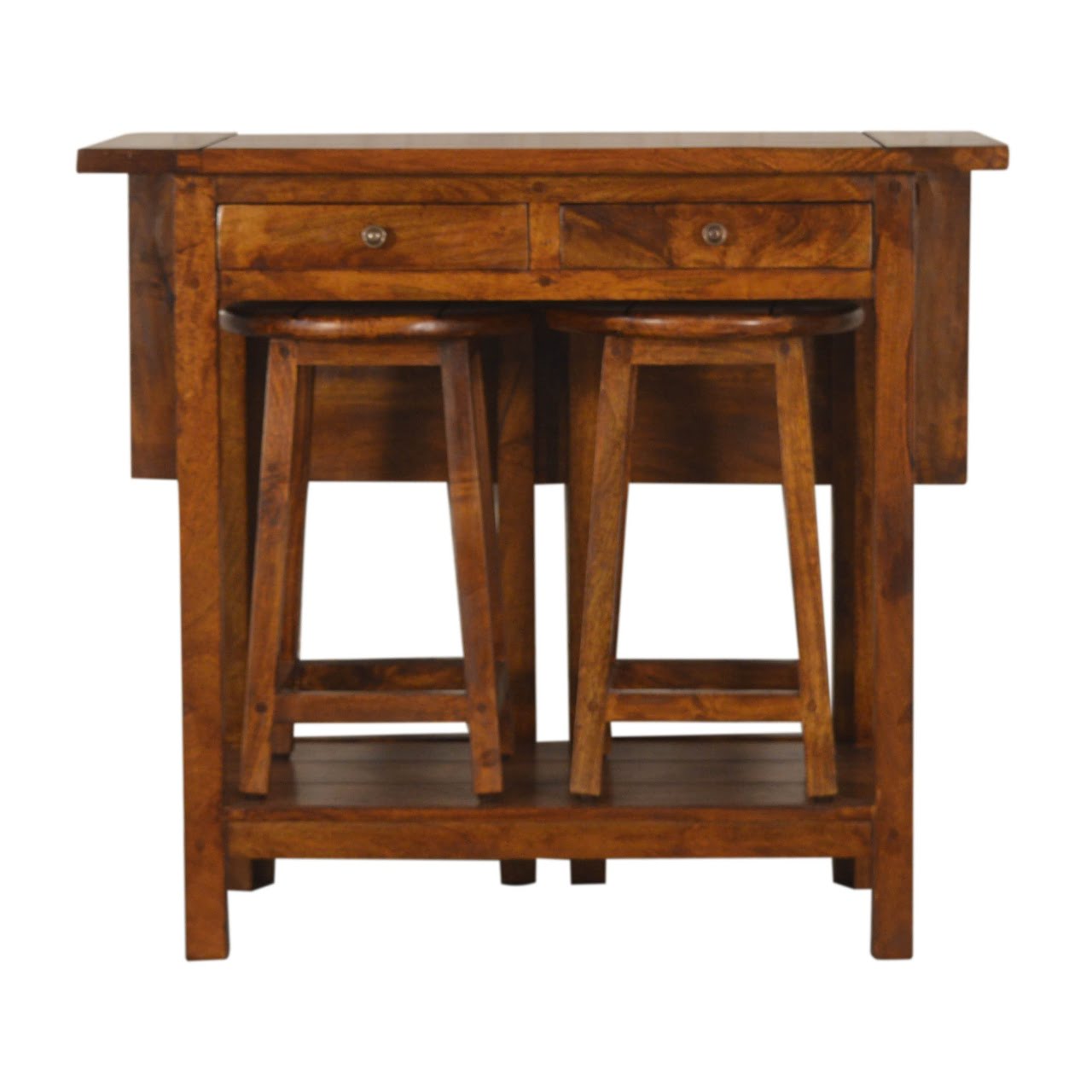 Chestnut Breakfast Table - Luxe Home Comforts