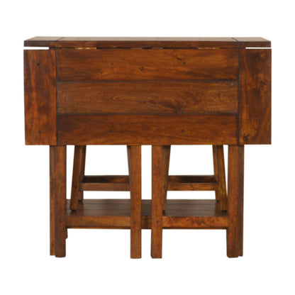 Chestnut Breakfast Table - Luxe Home Comforts