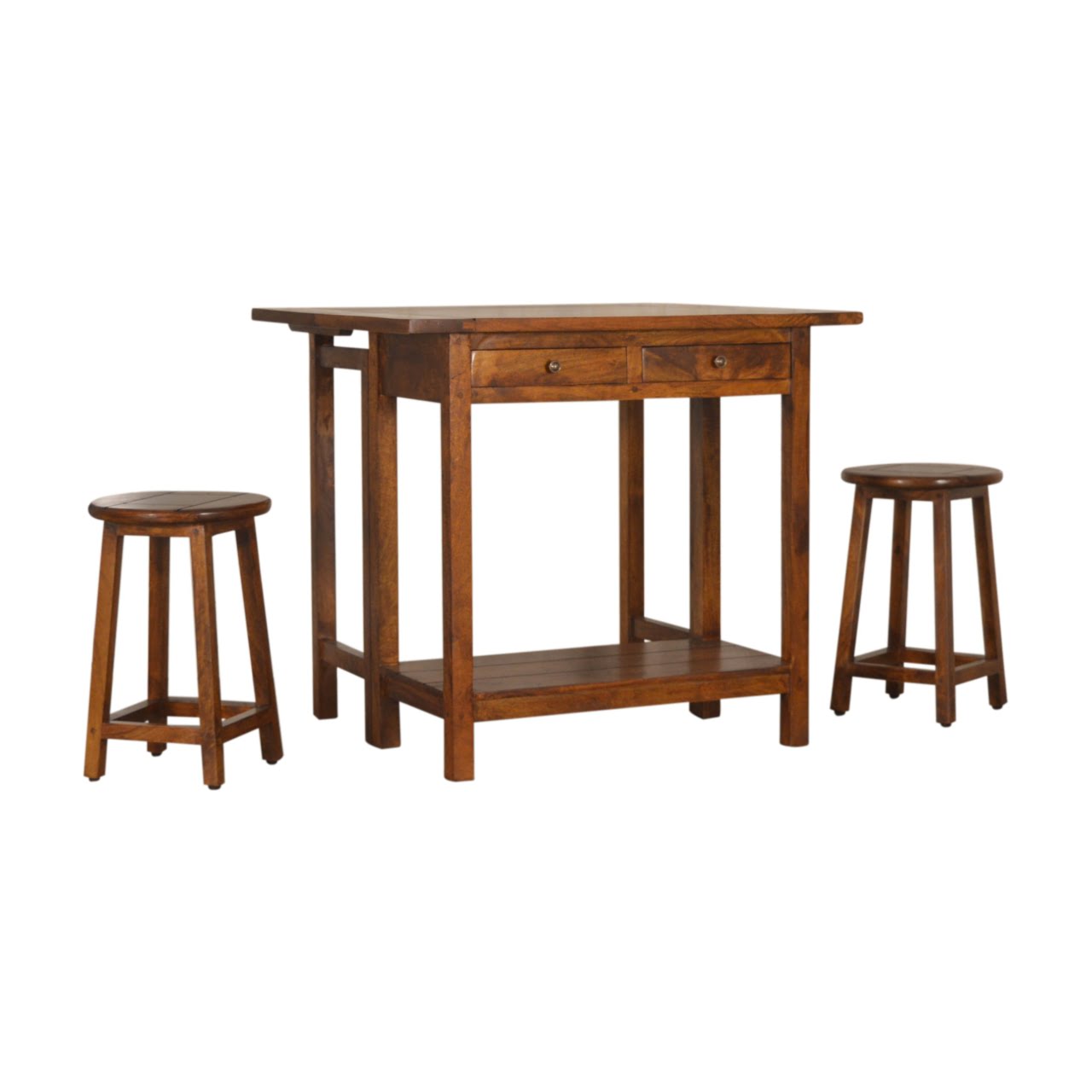 Chestnut Breakfast Table - Luxe Home Comforts