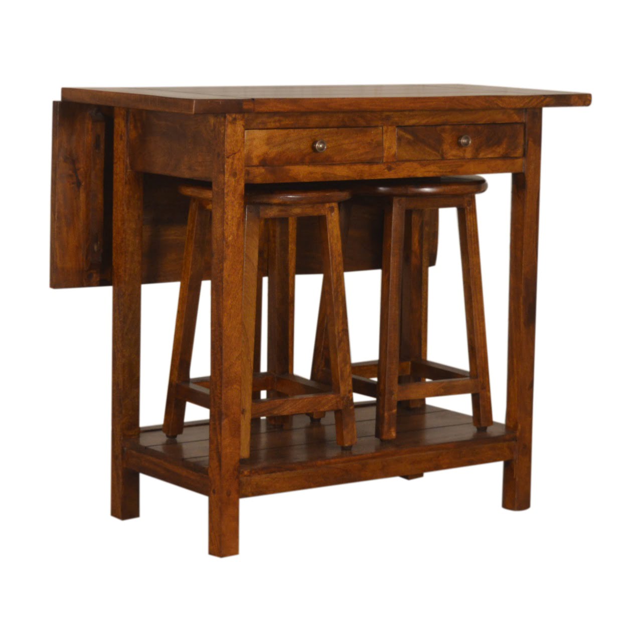 Chestnut Breakfast Table - Luxe Home Comforts