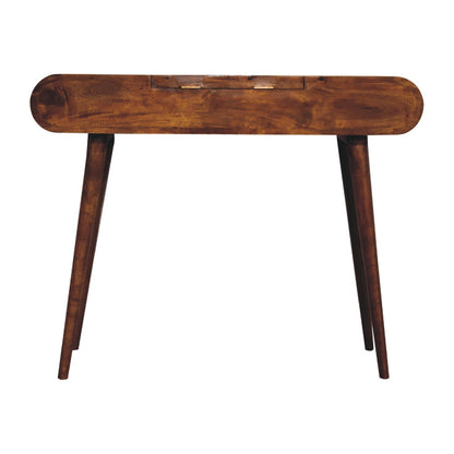 Chestnut Mirror Dressing Table - Luxe Home Comforts