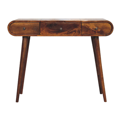 Chestnut Mirror Dressing Table - Luxe Home Comforts