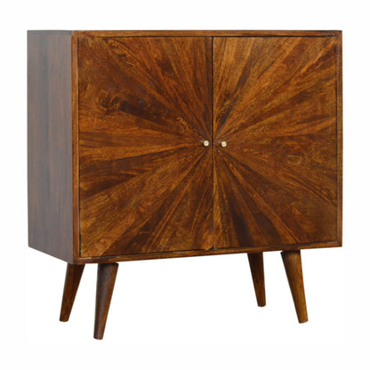 Chestnut Sunrise Cabinet - Luxe Home Comforts