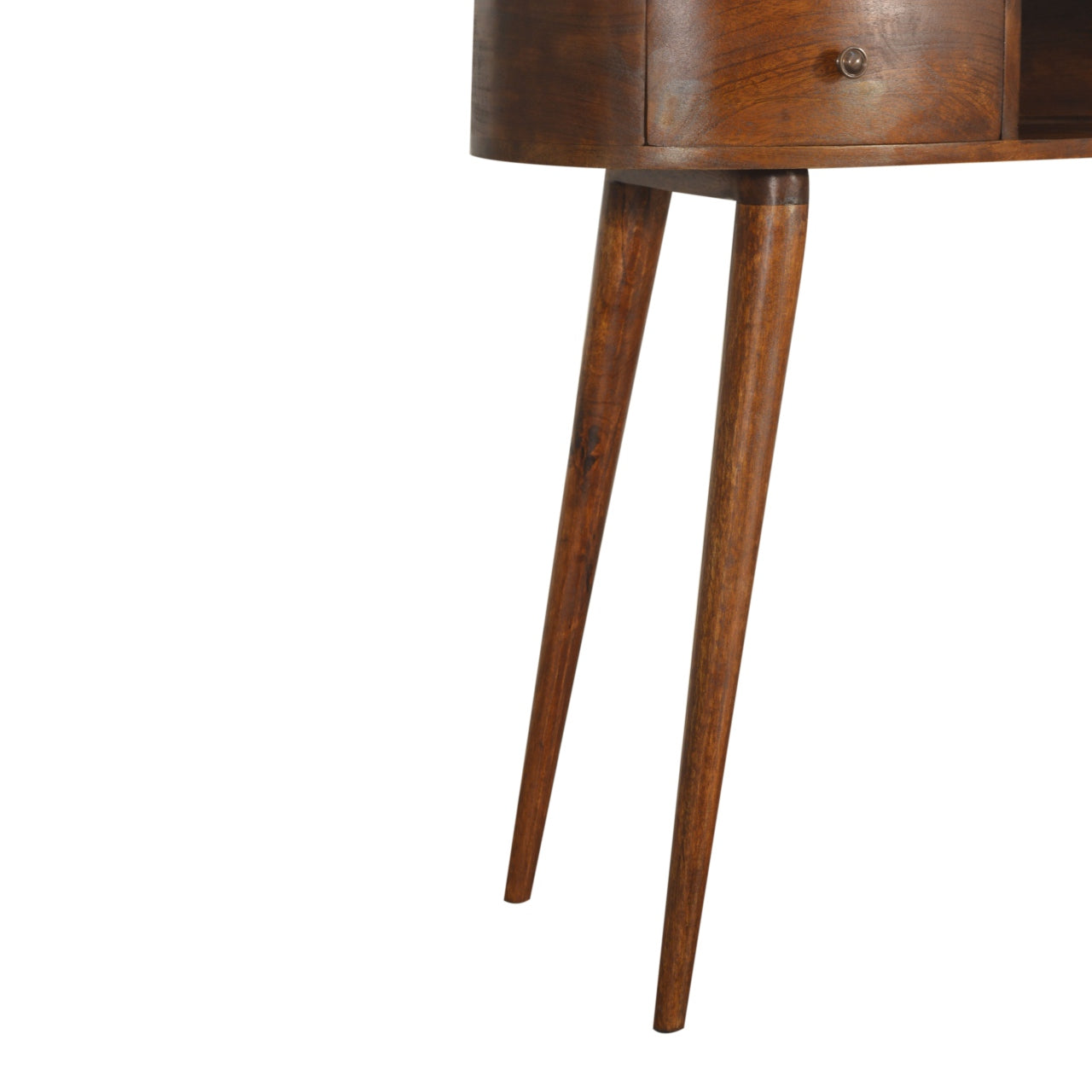 Chestnut Wave Writing Desk - Luxe Home Comforts