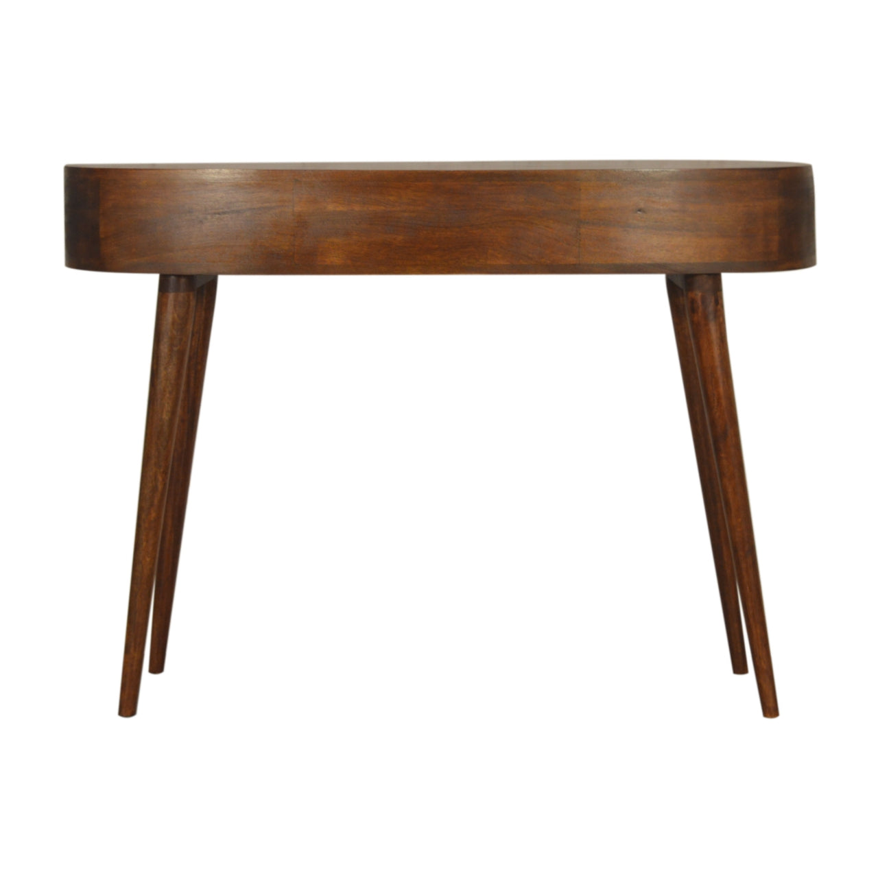Chestnut Wave Writing Desk - Luxe Home Comforts
