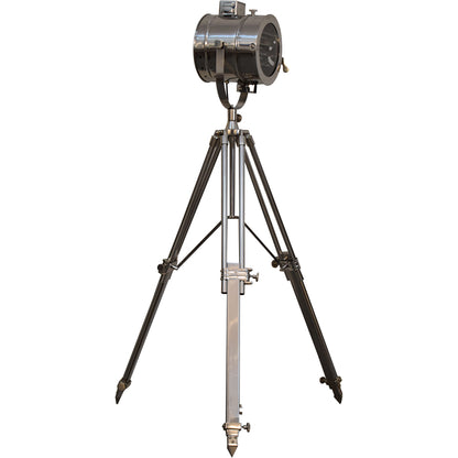 Chrome Tripod Spotlight Floor Lamp - Luxe Home Comforts