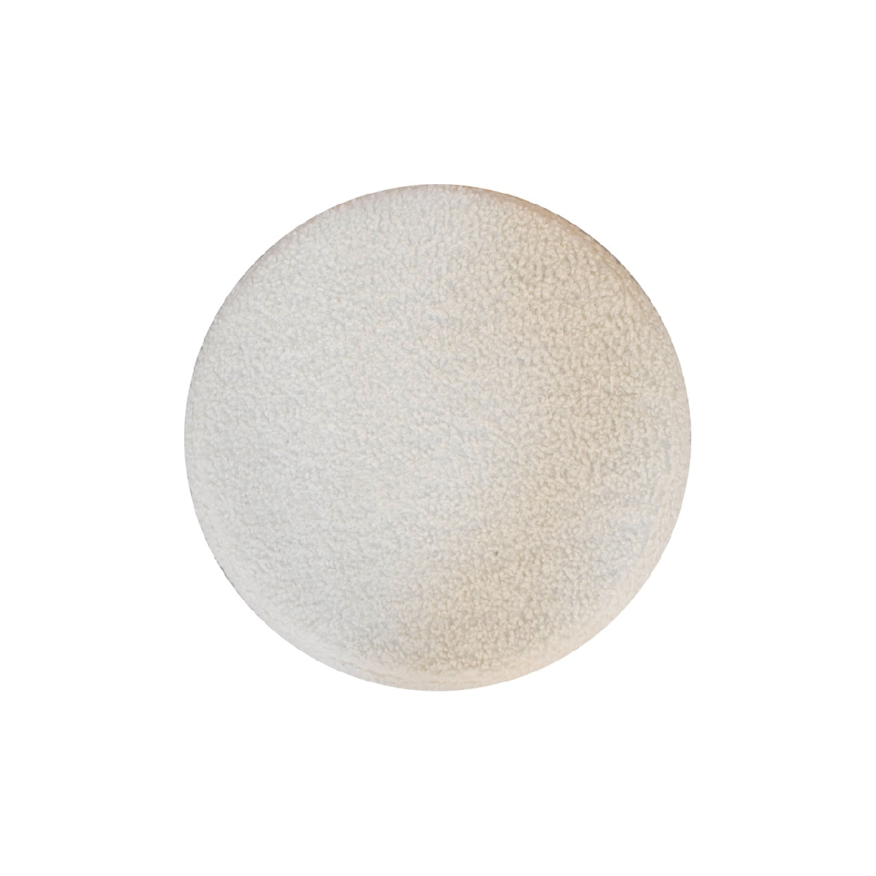 Cream Boucle Petite Footstool - Luxe Home Comforts