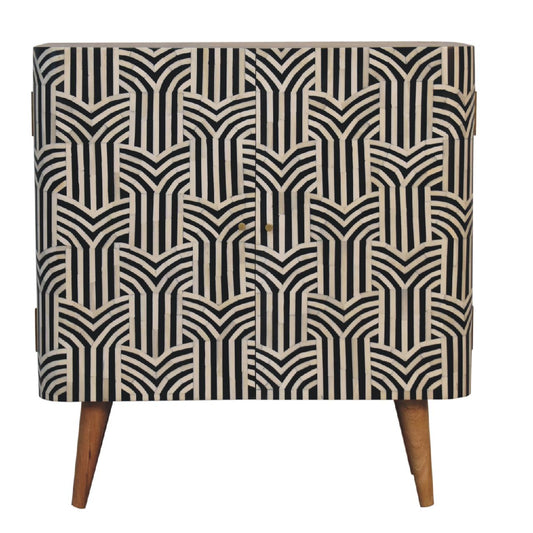 Edessa Bone Inlay Cabinet - Luxe Home Comforts