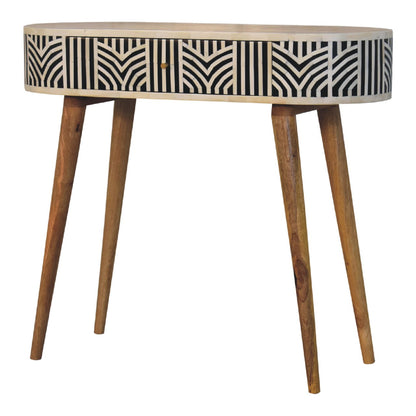 Edessa Bone Inlay Console Table - Luxe Home Comforts