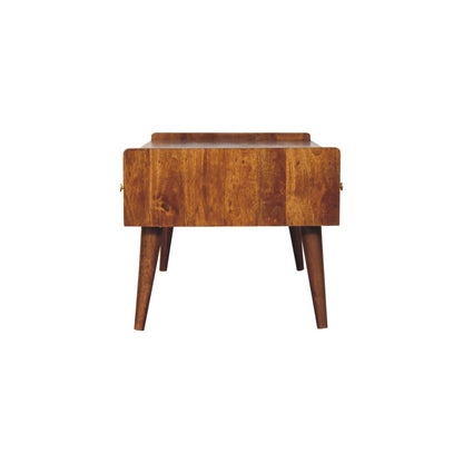 Elevated Chestnut Media Unit - Luxe Home Comforts