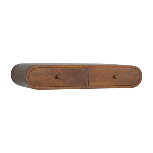 Floating Chestnut London Console - Luxe Home Comforts